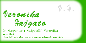 veronika hajgato business card